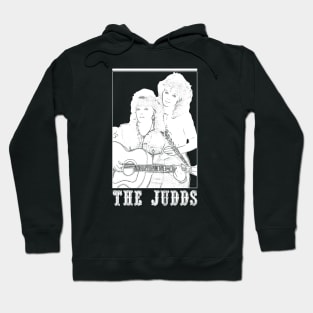 The Judds // 80s// White retro Hoodie